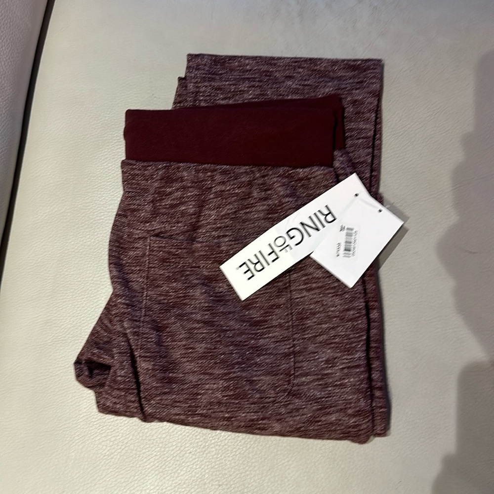 Maroon soft sweatpants